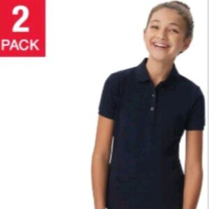 French Toast Navy Blue Polo 2 Pack XL 14/16